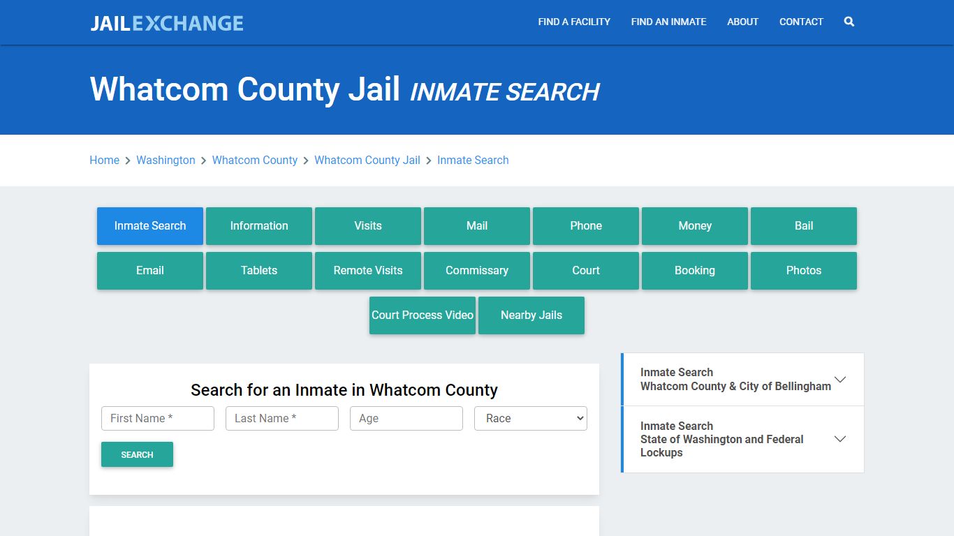 Whatcom County Jail, WA Inmate Search: Roster & Mugshots